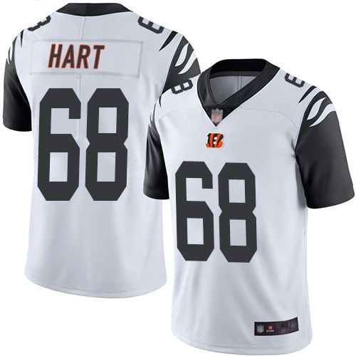 Cincinnati Bengals Limited White Men Bobby Hart Jersey NFL Footballl #68 Rush Vapor Untouchable